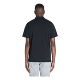 Regular Cotton Blend Polo Shirt - Navy