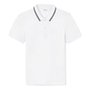 Slim Stretch Cotton Polo Shirt - White