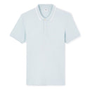 Slim Stretch Cotton Polo Shirt - Light Blue