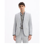 Slim Stretch Suit Jacket - Light Gray