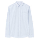 Regular Striped Shirt 100% Cotton - Blue