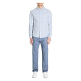 Regular Striped Shirt 100% Cotton - Blue