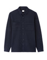 Textured Overshirt With 2 Pockets
