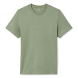 Straight Round Neck T-Shirt 100% Cotton - Light Khaki