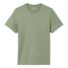 Straight Round Neck T-Shirt 100% Cotton - Light Khaki