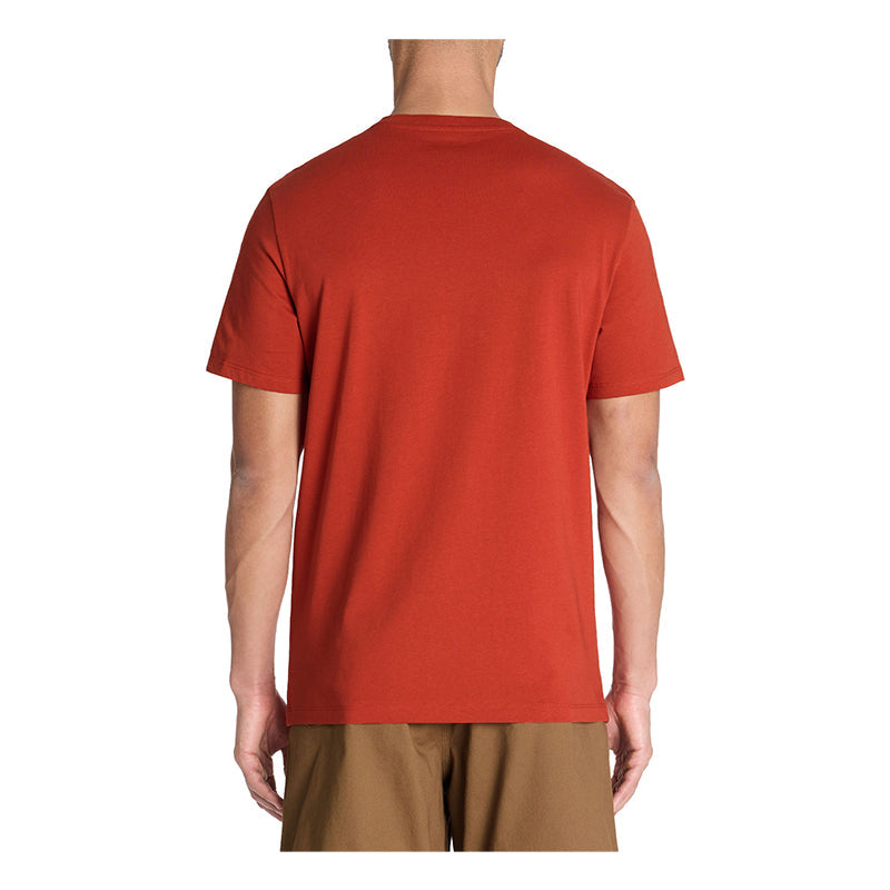 Straight Round Neck T-Shirt 100% Cotton - Red
