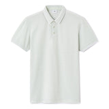 Regular Cotton Blend Polo Shirt - Mineral Green