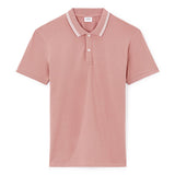 Slim Stretch Cotton Polo Shirt - Pink