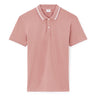 Slim Stretch Cotton Polo Shirt - Pink