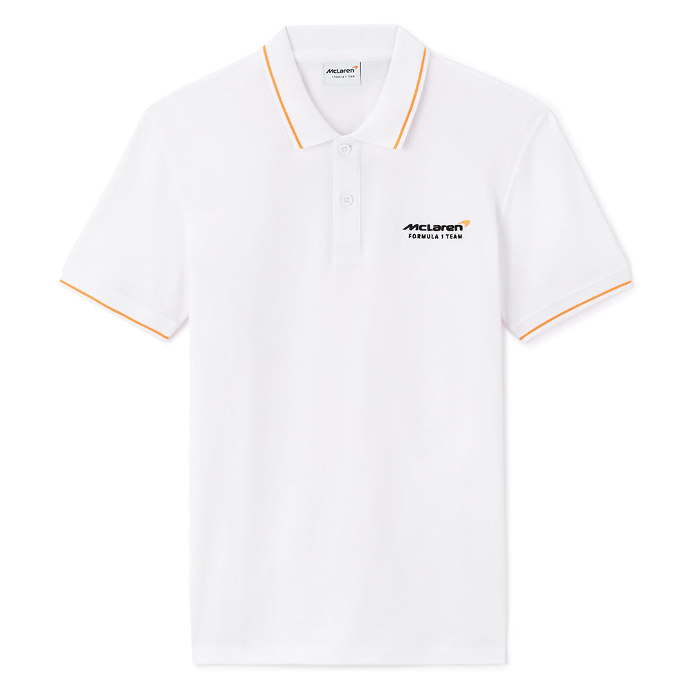 Mclaren Formula 1 Team - White Polo Shirt