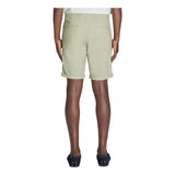 Stretch Cotton Bermuda Shorts - Khaki