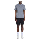 Stretch Cotton Chino Bermuda Shorts - Black