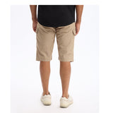 100% Cotton Bermuda Shorts - Beige