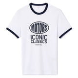 T-Shirt Straight Col Rond 100% Coton - Blanc
