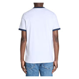 T-Shirt Straight Col Rond 100% Coton - Blanc