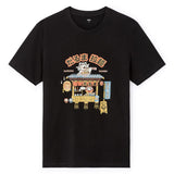 100% Cotton Crew Neck Straight T-Shirt - Black