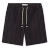 100% Cotton Bermuda Shorts - Black
