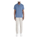 Teone Pique Poloshirt Blue