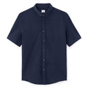 Regular Jersey Pique Shirt - Navy