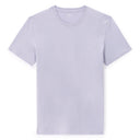 100% Cotton Crew Neck Straight T-Shirt - Lavender