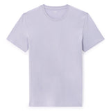 100% Cotton Crew Neck Straight T-Shirt - Lavender