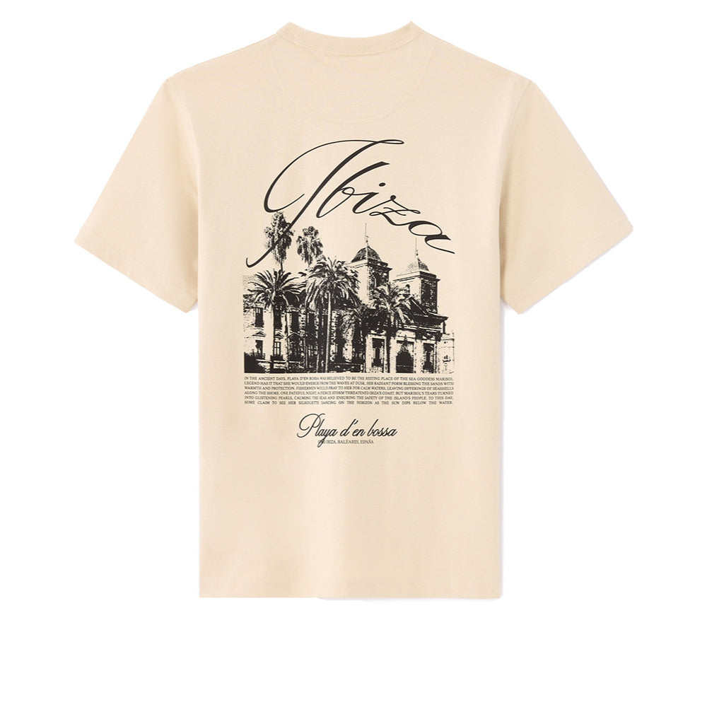 City Print Boxy Crew Neck T-Shirt