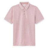 Regular Cotton Blend Polo Shirt - Pink