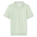 100% Cotton Slim Knit Polo Shirt - Green