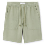 100% Cotton Bermuda Shorts - Green
