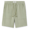 100% Cotton Bermuda Shorts - Green