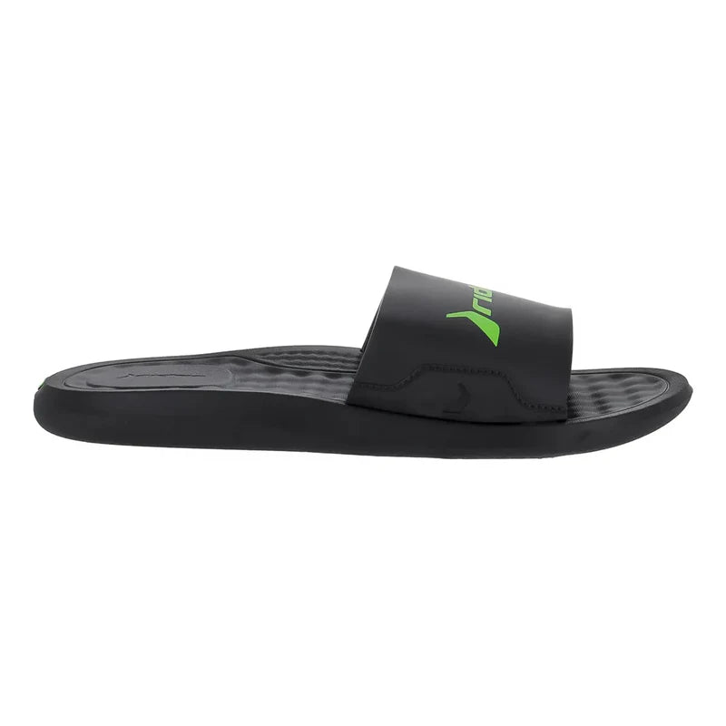 Rider Step Slide Ad For Men, Black&Green12265 -SLM69