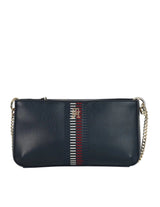TOMMY HILFIGER Logo Navy Pu Sling Bag TB303