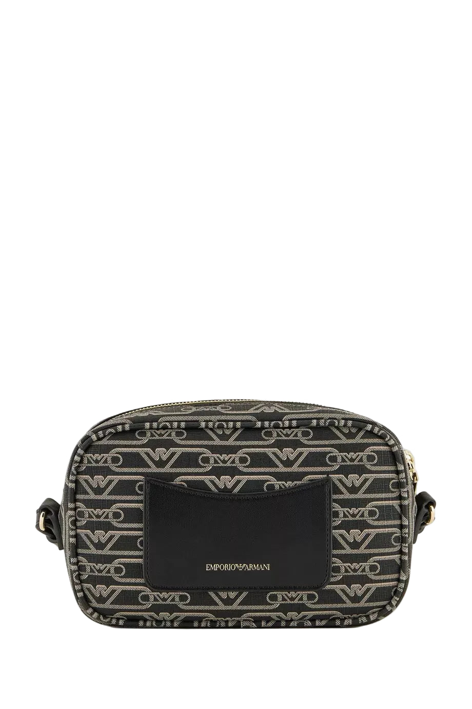 EMPORIO ARMANI Hemp logo camera bag EAB24