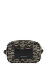 EMPORIO ARMANI Hemp logo camera bag EAB24