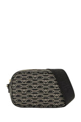 EMPORIO ARMANI Hemp logo camera bag EAB24