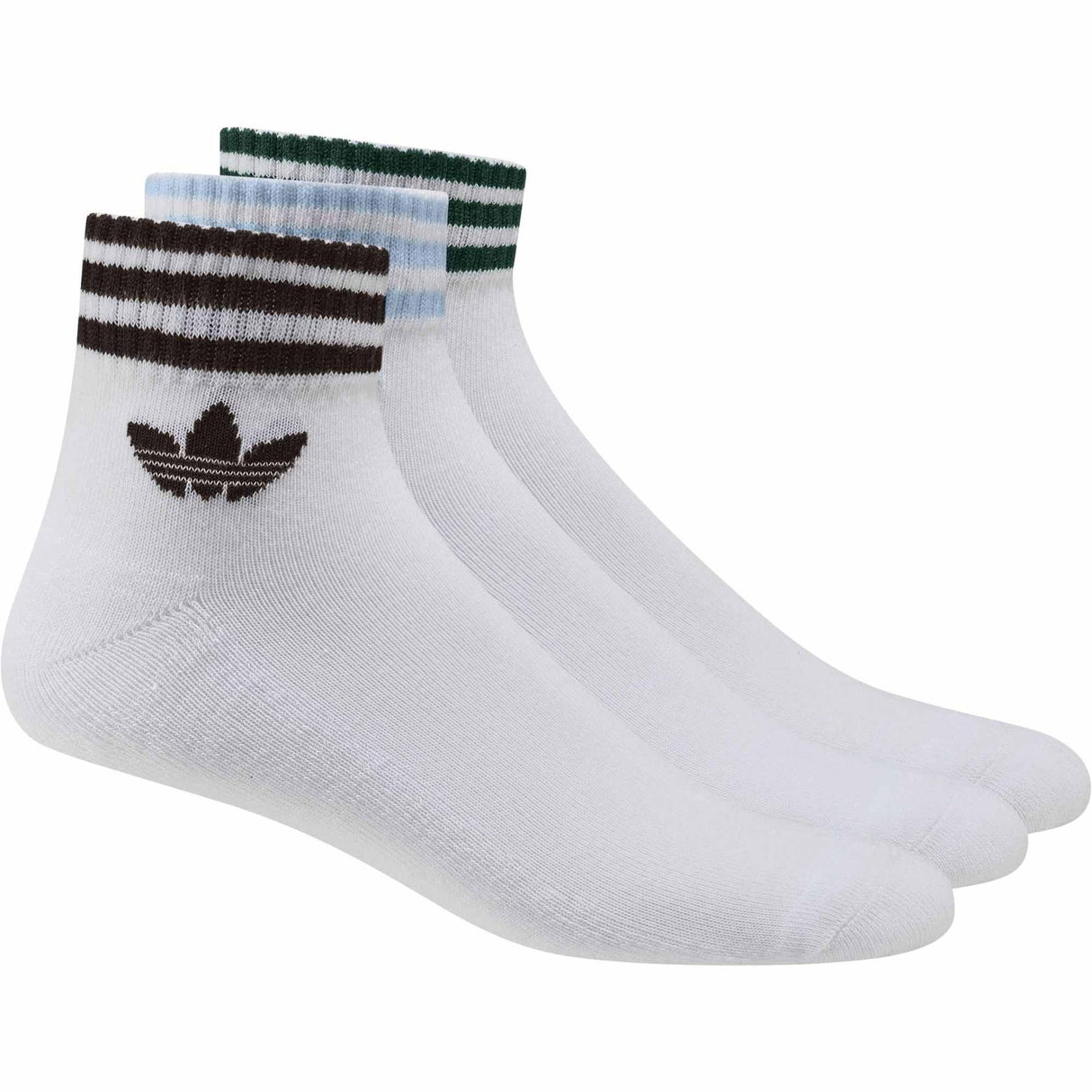 3 - Stripes Ankle Socks 3 Pairs - Runner