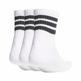 3 STRIPES CUSHIONED SPORTSWEAR MID CUT SOCKS 3 PAIR PACK - Runner