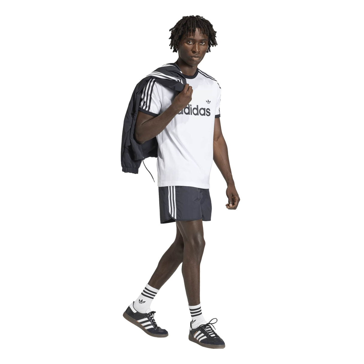3 - Stripes Slim Ringer T-Shirt - Runner