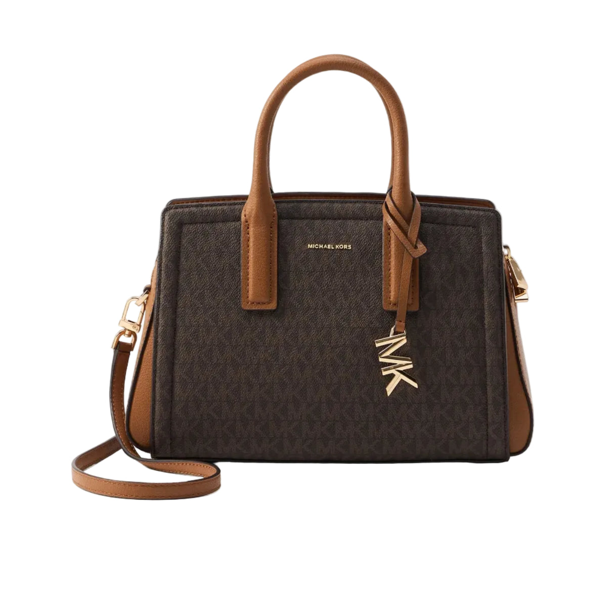 MICHAEL KORS LAILA SATCHEL - Handbag - brown Bag MK80