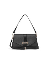 GUESS Charcoal Printed Erika Shoulder Bag  GB563