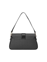 GUESS Charcoal Printed Erika Shoulder Bag  GB563