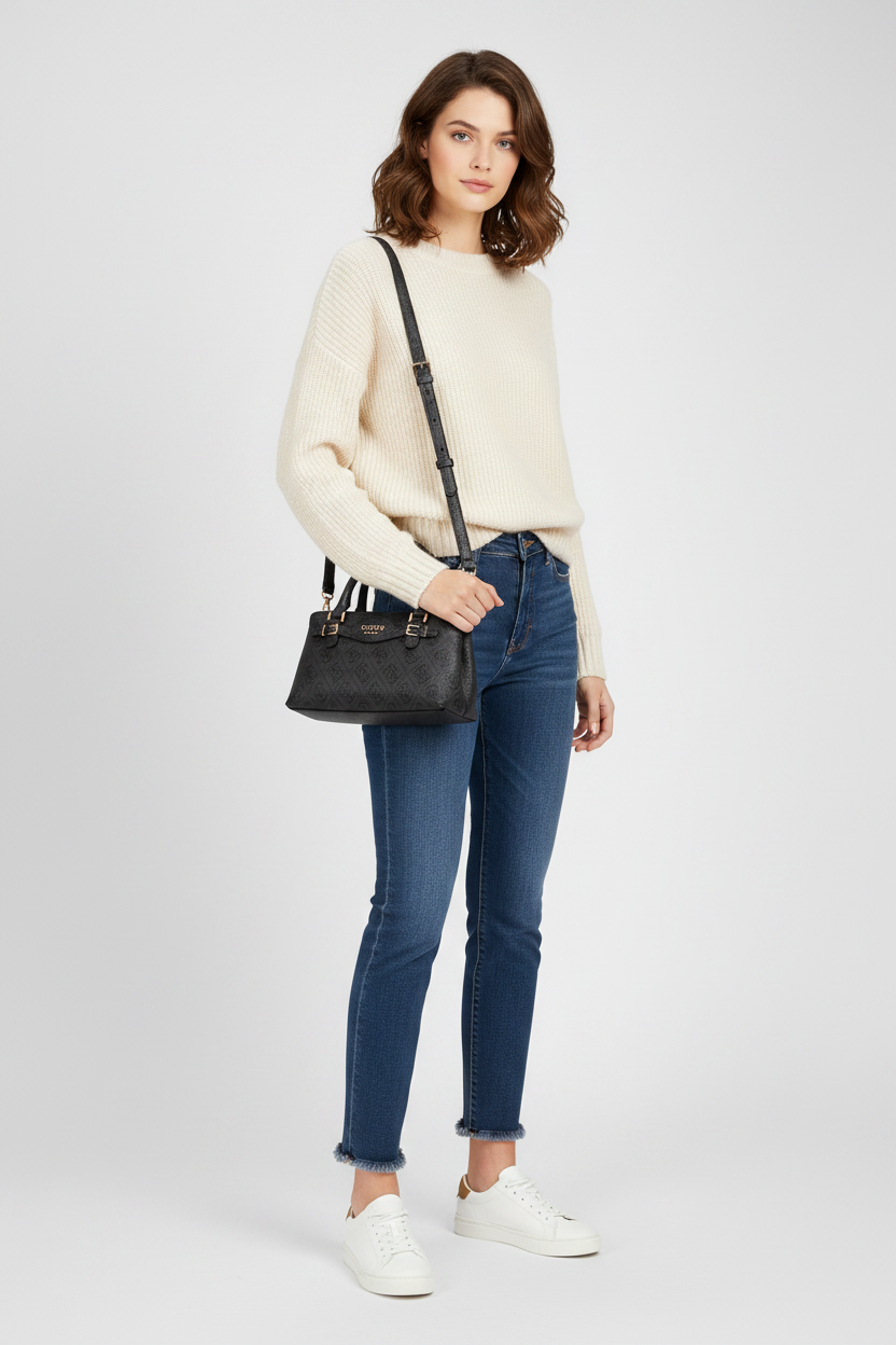 GUESS Katya Mini Satchel Handbag  GB537