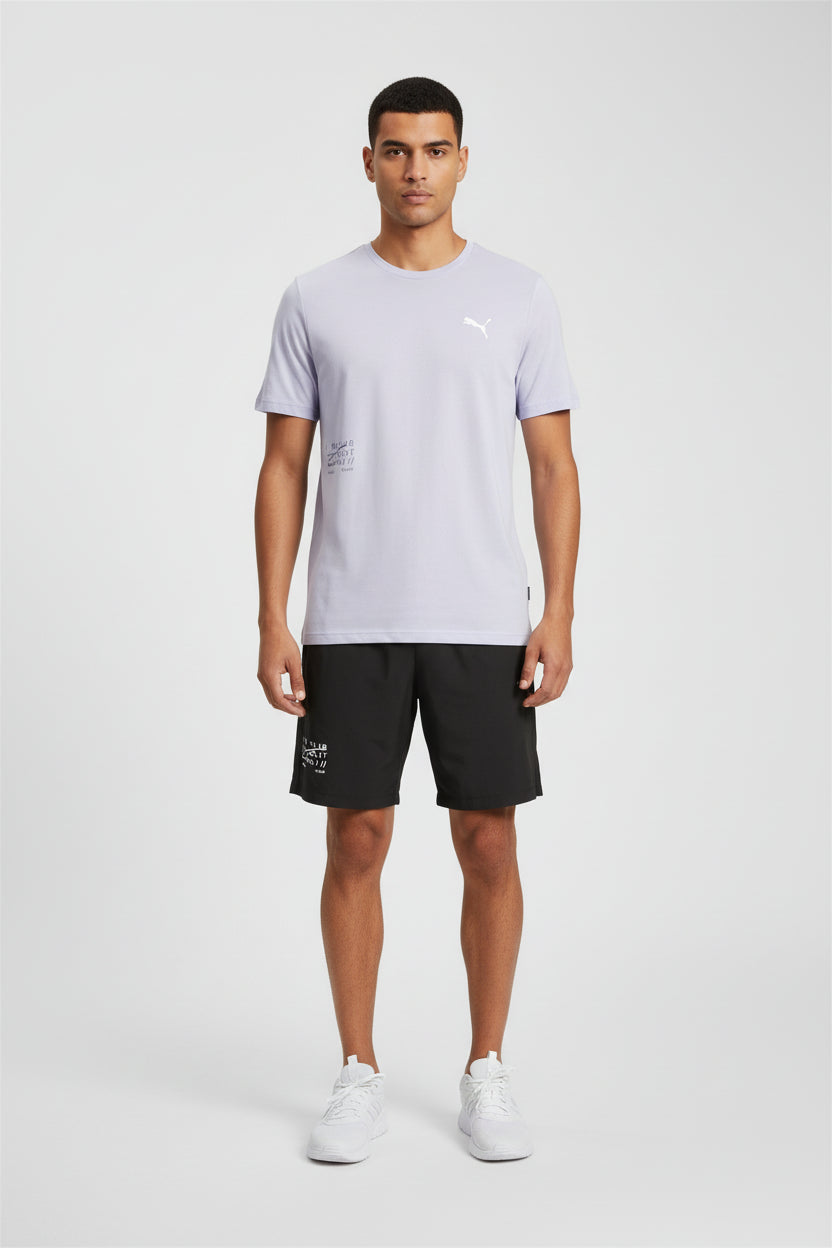 PUMA RUN Mesh Graphic Tee Men