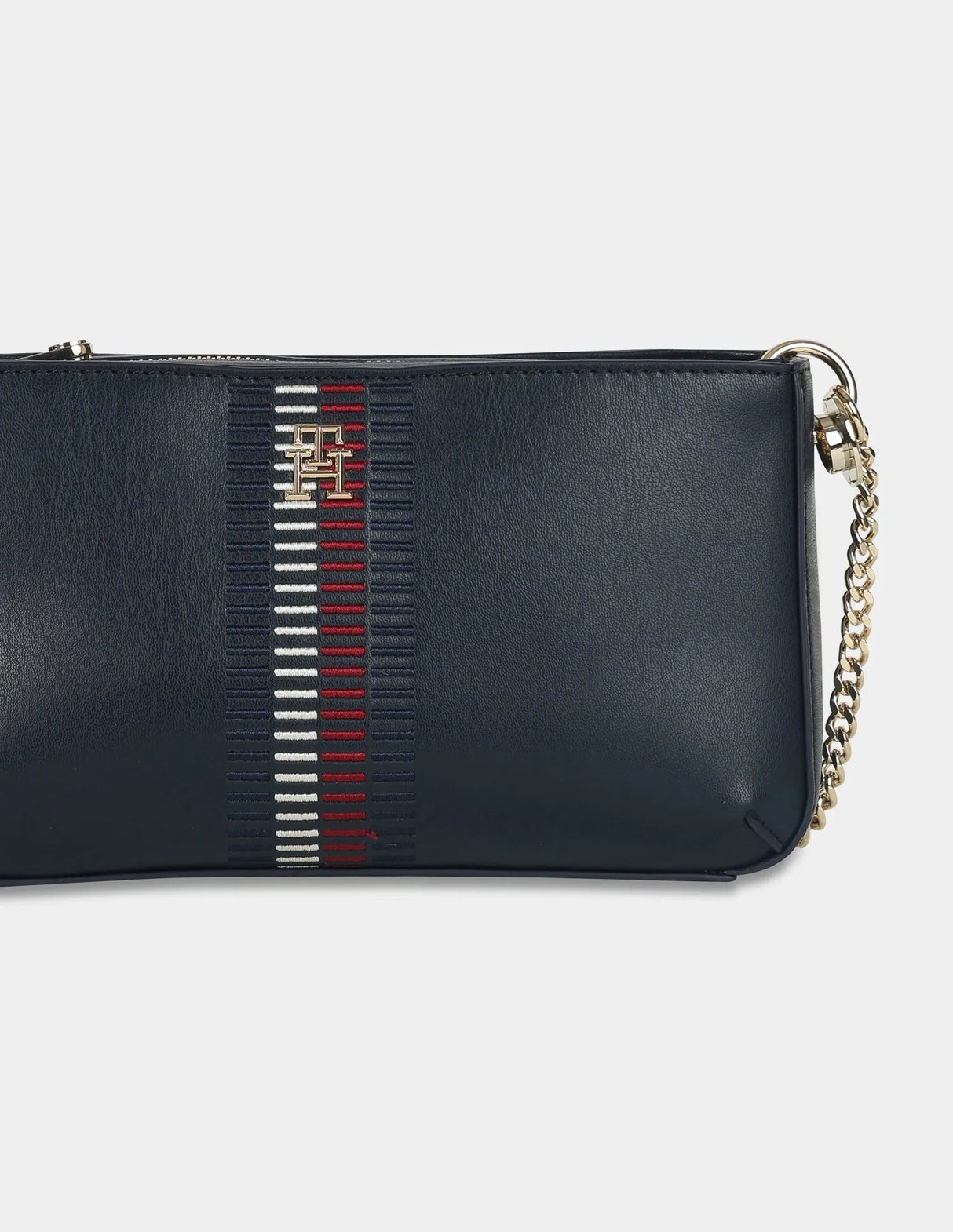 TOMMY HILFIGER Logo Navy Pu Sling Bag TB303