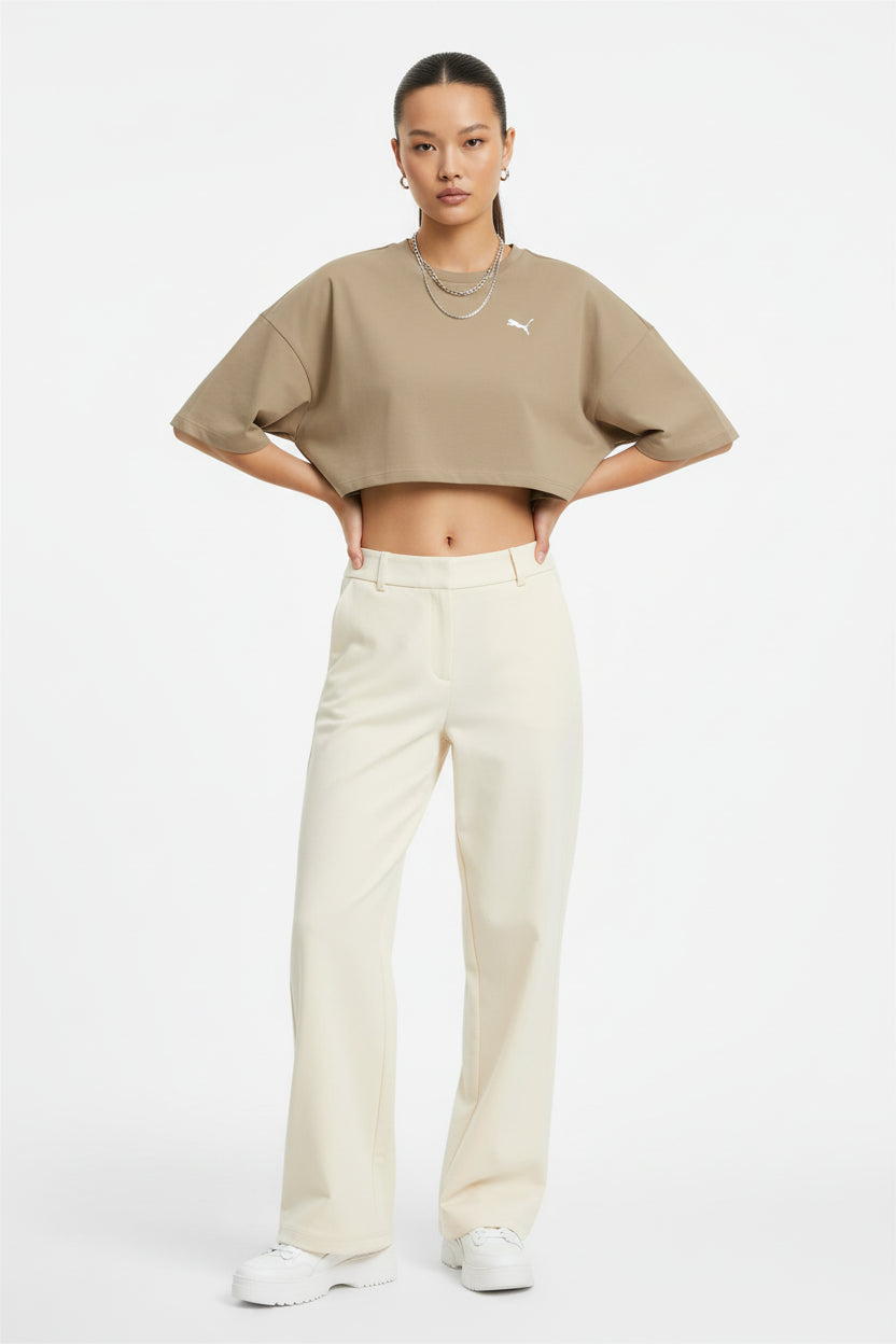 WARDROBE Essentials Oversized Short Tee Women