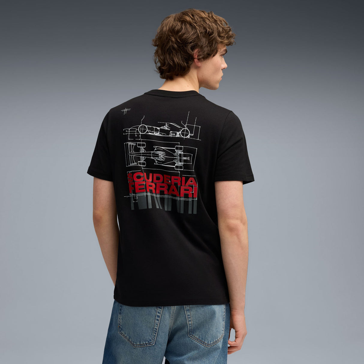 Scuderia Ferrari Sportswear Car Graphic Tee Men