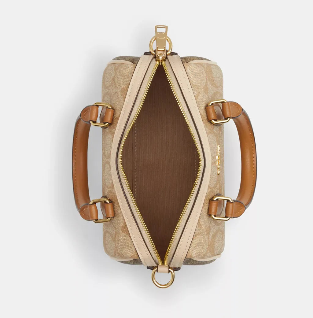 COACH Mini Rowan Crossbody Bag In Blocked Signature HB26