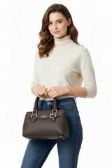 GUESS Latte Logo Printed Katya Mini Crossbody Bag GB518