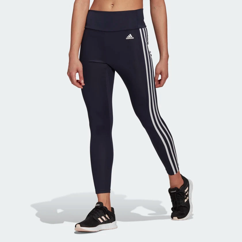 ADIDAS DESIGNED TO MOVE HIGH-RISE 3-STRIPES 7/8 SPORT LEGGINGS GT0178
