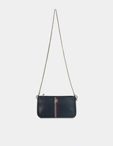 TOMMY HILFIGER Logo Navy Pu Sling Bag TB303
